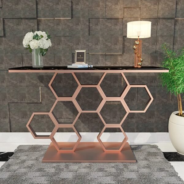 Honeycomb Luxe Console Table – LCOT4