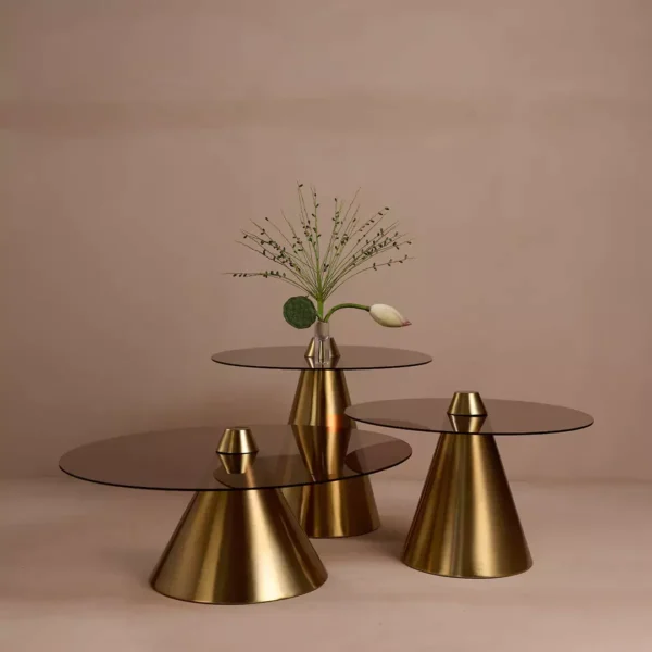 Cone Elegance Pyramid Table Set - LNT2
